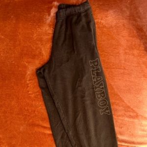 pacsun x playboy brown sweatpant